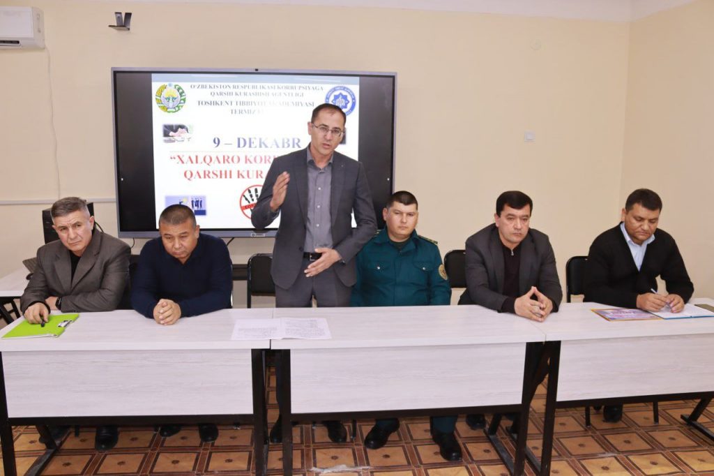 korrupsiyaga qarshi kurash