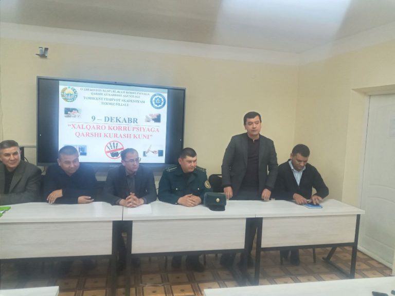 Read more about the article Korrupsiyaga qarshi birga kurashamiz