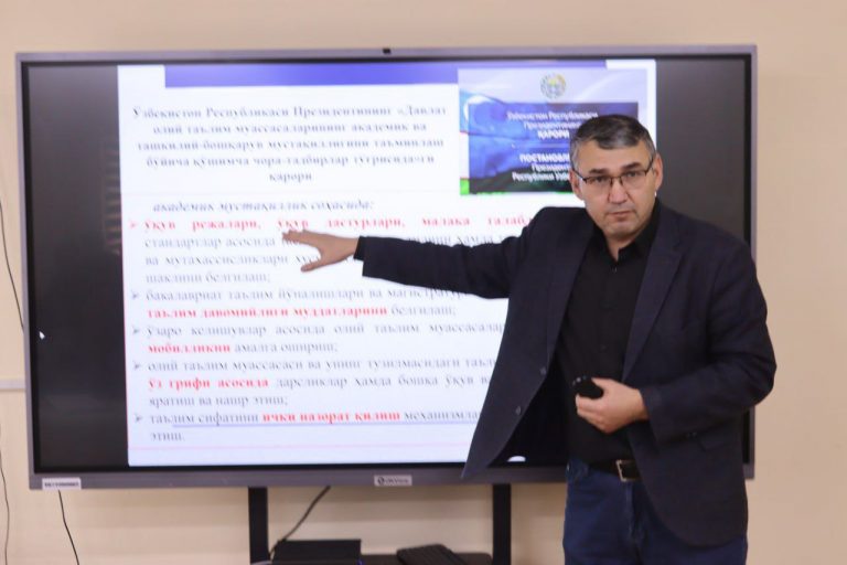 Read more about the article TTATFda o‘quv seminar tashkil etildi.