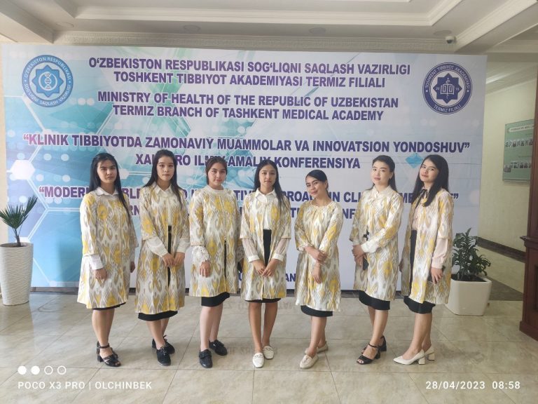Read more about the article Ayni daqiqalarda Toshkent tibbiyot akademiyasi Termiz filialida &laquo;Klinik tibbiyotda zamonaviy muammolar va innovatsion yondashuv&raquo; mavzusida xalqaro konferensiya  bo‘lib o‘tmoqda.