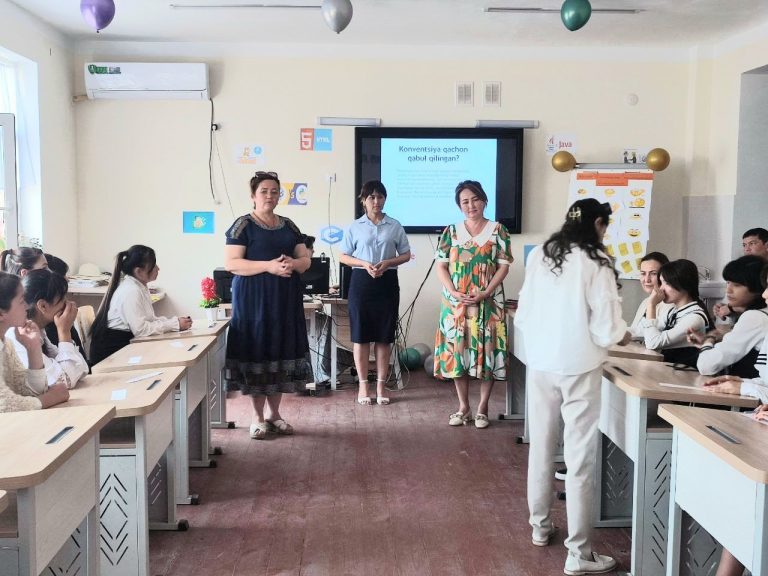 Read more about the article &laquo;Bolalar huquqini himoya qilish va pedagok hodimlarni lavozim majburyatlari&raquo; mavzusida seminar trening  davom etmoqda.