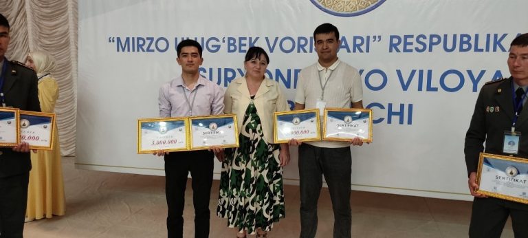 Read more about the article Kuni kecha Termiz shahridagi muhtasham San’at saroyida   &laquo;Mirzo Ulug’bek vorislari&raquo; respublika tanlovining Surxondaryo viloyat bosqichi bo’lib o’tdi.
