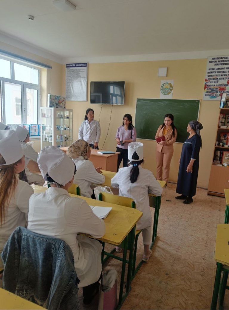 Read more about the article Abu Ali ibn Sino nomli tibbiyot texnikumi talabalariga o’quv metodik yordam berildi