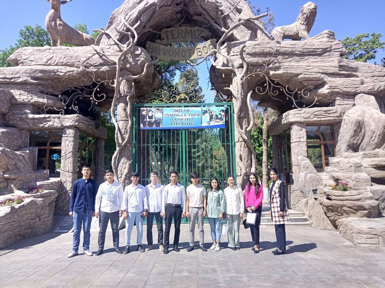 You are currently viewing Bugun Toshkent tibbiyot akademiyasi Termiz filiali tyutorlari tomonidan talabalar uchun Termiz hayvonot bog’iga sayohat uyushtirildi.