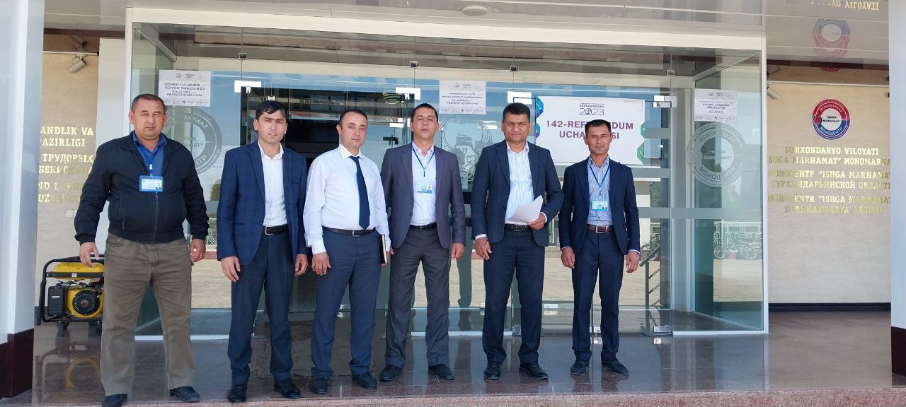 Read more about the article Toshkent tibbiyot akademiyasi Termiz filialining bir guruh xodimlari  umumxalq referendumi oldidan tashkil etilgan uchastkalarga amaliy yordam ko‘rsatish maqsadida Angor tumaniga borishdi.