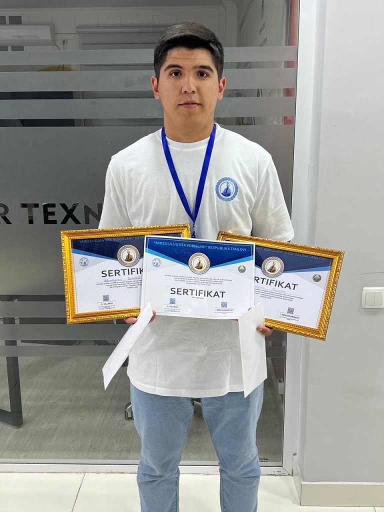 Read more about the article 26-27-aprel kunlari Samarqand shahri Yoshlar texnoparkida &laquo;Mirzo Ulug‘bek vorislari&raquo; Respublika tanlovining Samarqand viloyat bosqichi bo‘lib o‘tdi.