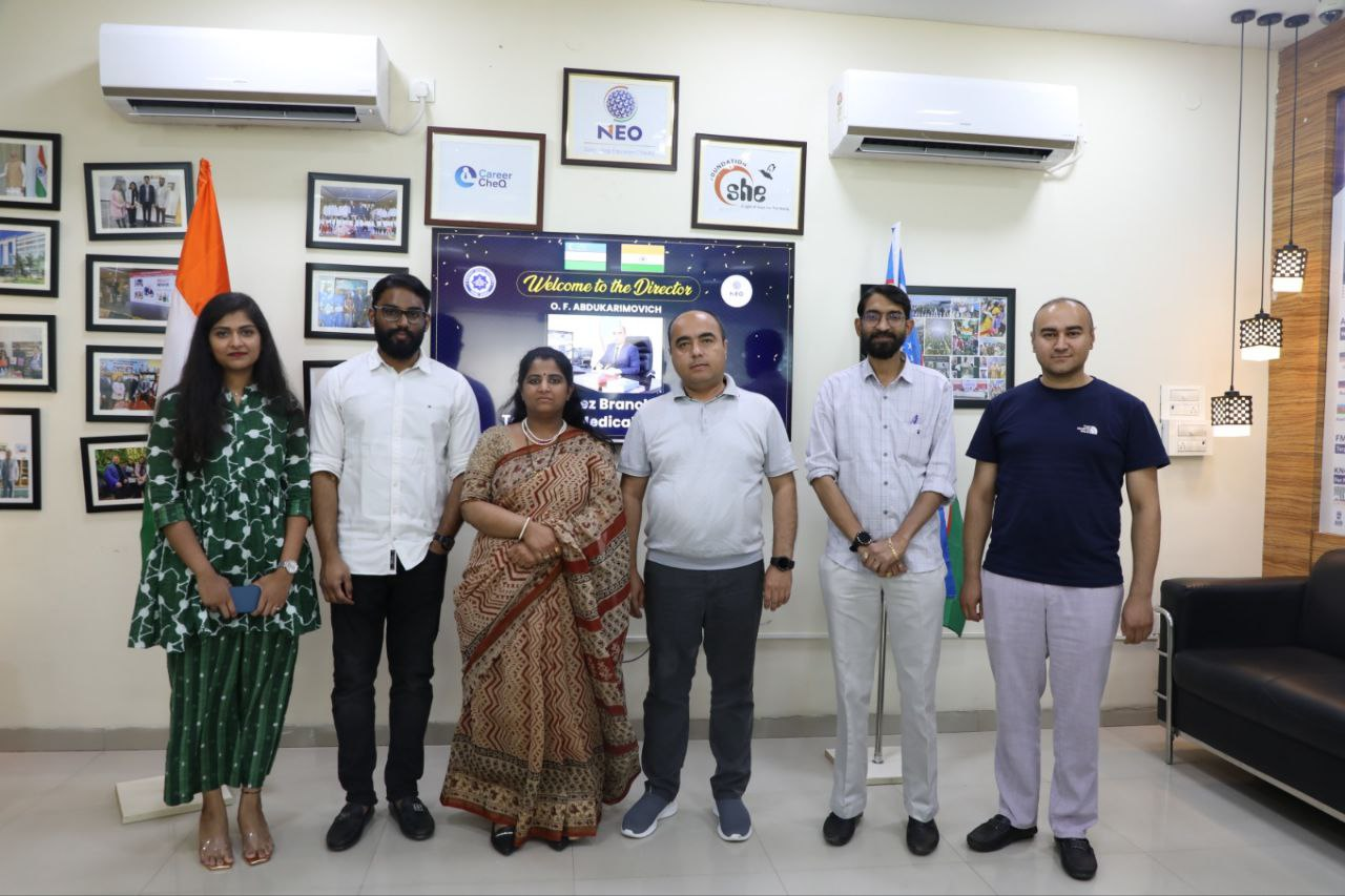 You are currently viewing Toshkent tibbiyot akademiyasi Termiz filiali delegatsiyasi Hindistonning Hyderabad shahrida