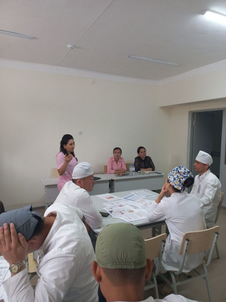 Read more about the article Toshkent tibbiyot akademiyasi Termiz filiali talabalari uchun &laquo;Otalaringologiya,oftalmologiya,onkologiya va tibbiy radiologiya&raquo; kafedrasi o‘qituvchisi Jo‘rayeva Gulbaxor tomonidan ochiq dars bo‘lib o‘tdi.