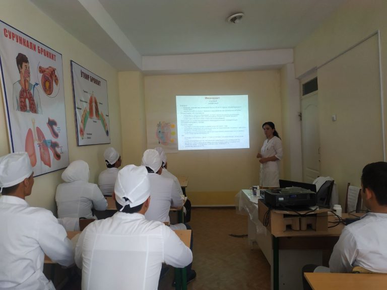 Read more about the article Toshkent tibbiyot akademiyasi Termiz filiali talabalari uchun &laquo;Ichki kasalliklar, UASH terapiya, HDT va gemotologiya&raquo; kafedrasida &laquo;Yurak mitral nuqsonlari&raquo; mavzusida ochiq dars bo‘lib o‘tdi.
