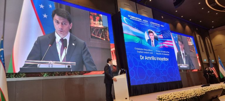 Read more about the article Ayni paytda poytaxtimizdagi  “Trilliant Tashkent” mehmonxonasida O‘zbekiston – AQSH sog‘liqni saqlash haftaligi doirasida yirik anjuman bo‘lib o‘tmoqda.