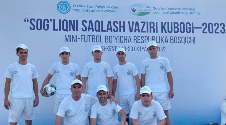 Read more about the article &laquo;Sog’liqni saqlash vaziri kubogi-2023&raquo; sport o’yinlariga start berildi.
