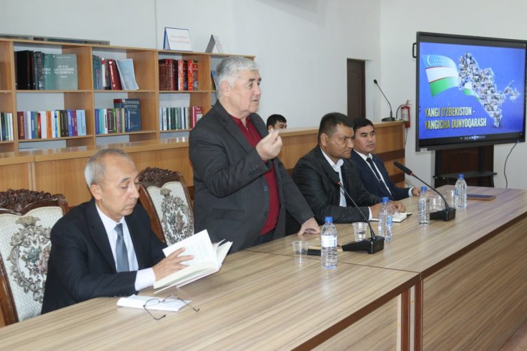 Подробнее о статье Союзом писателей Узбекистана и правительством Сурхандарьинской области проведено духовно-просветительское мероприятие в Сурхандарьинской области на основе целевой программы действий. .