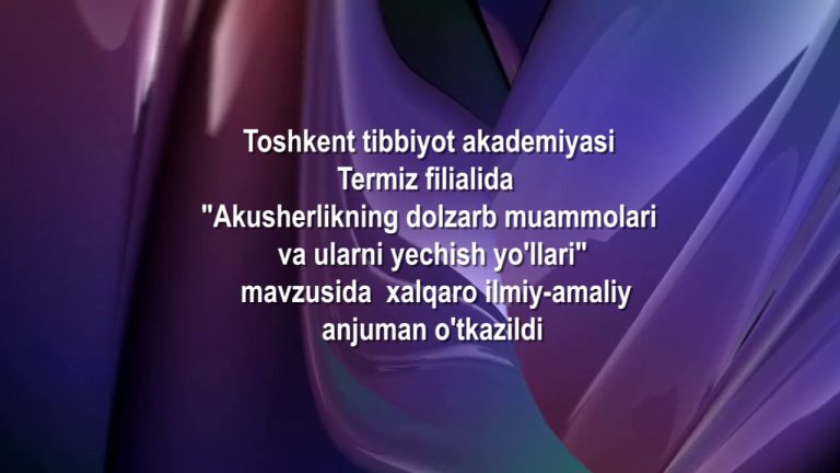 Read more about the article Akusherlikning dolzarb muammolari va ularni yechish yo’llari