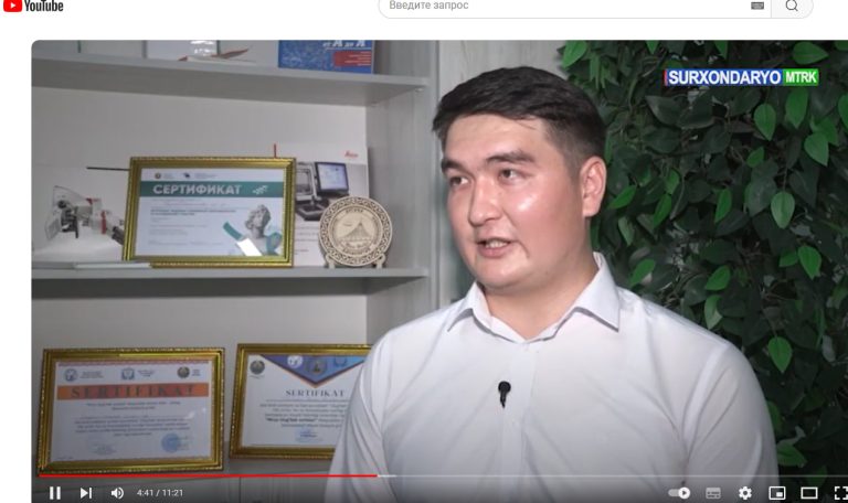 Read more about the article Toshkent tibbiyot akademiyasi Termiz filialining uchinchi bosqichida tahsil olayotgan Toshniyozov Hasan ham yoshlik bergan imkoniyatdan to‘g‘ri foydalanib, yutuqlarga erishib kelmoqda.