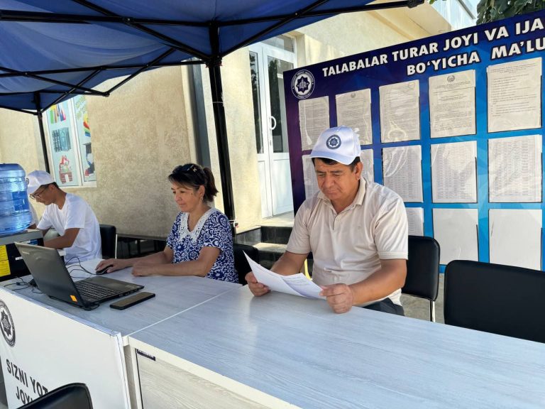 Read more about the article TTA Termiz filialida talabalarni turar joylarga joylashishiga ko‘maklashuvchi markaz faoliyat ko‘rsatmoqda