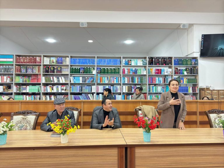 Read more about the article A creative dialogue was held with writers, actresses and singers at the Termiz branch of the Tashkent Medical Academy.