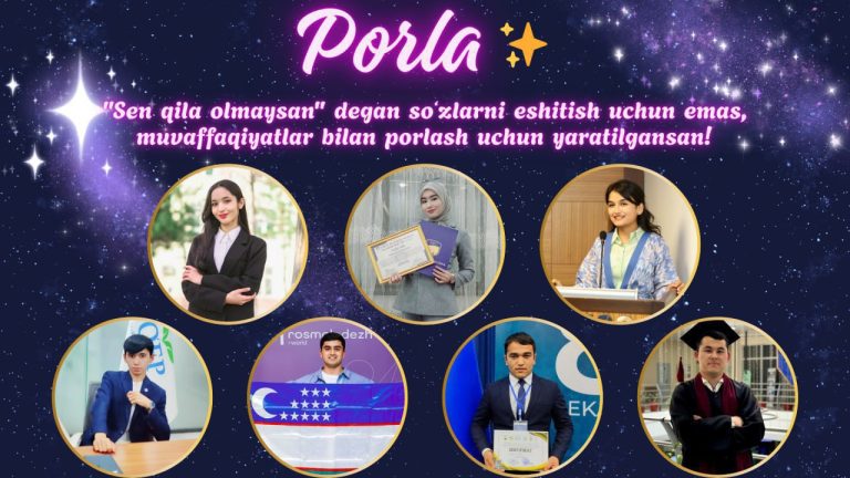 Read more about the article Oʻzbekistonda yagona tashkil etilgan rasmiy Porla loyihasida bepul ishtirok etib, Xalq Demokratik Partiyasidan sertifikat olishni istaysizmi?