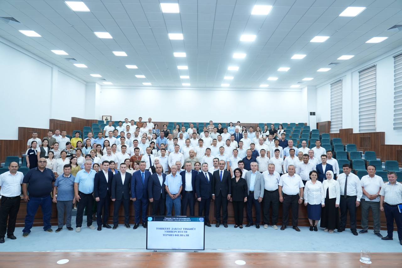 Подробнее о статье В рамках визита делегации Ташкентского государственного медицинского университета состоялось расширенное заседание Ученого совета Термезского филиала