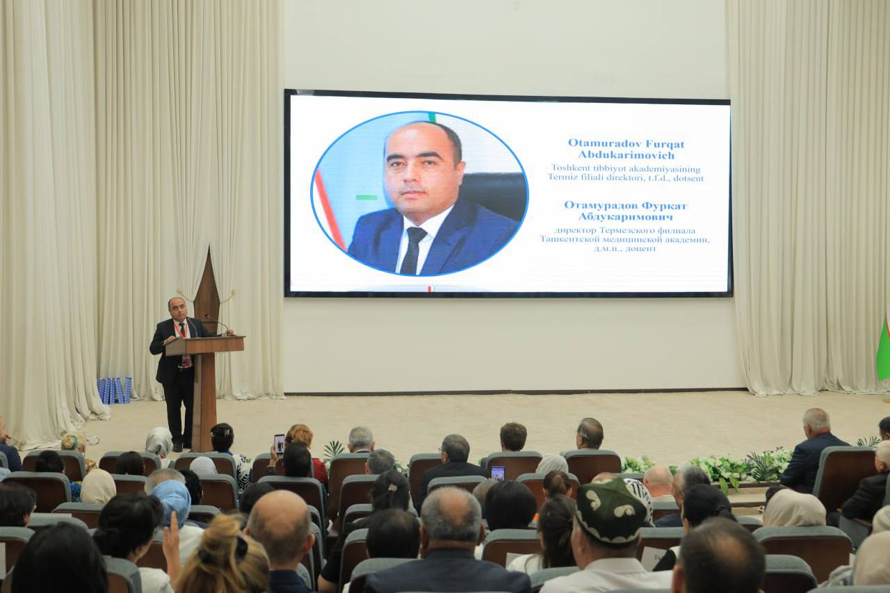 You are currently viewing Toshkent davlat tibbiyot universiteti Termiz filiali direktori Buxoro shahrida o’tkazilayotgan xalqaro tibbiyot forumida ishtirok etmoqda