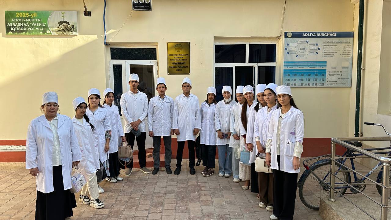 Вы сейчас просматриваете Студенты Термезского филиала Ташкентского государственного медицинского университета проделывают большую работу!