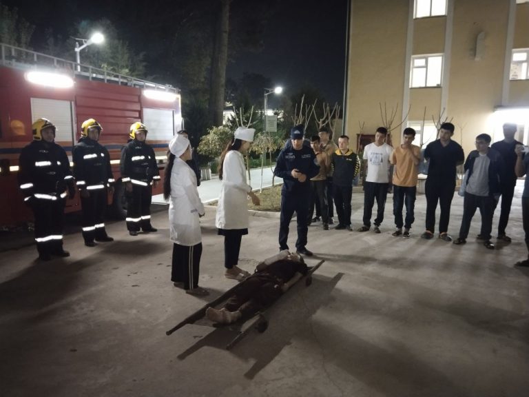 Read more about the article A nightly preventive inspection was conducted by employees of the Termez city FVB at the Termez branch of Tashkent State Medical University.