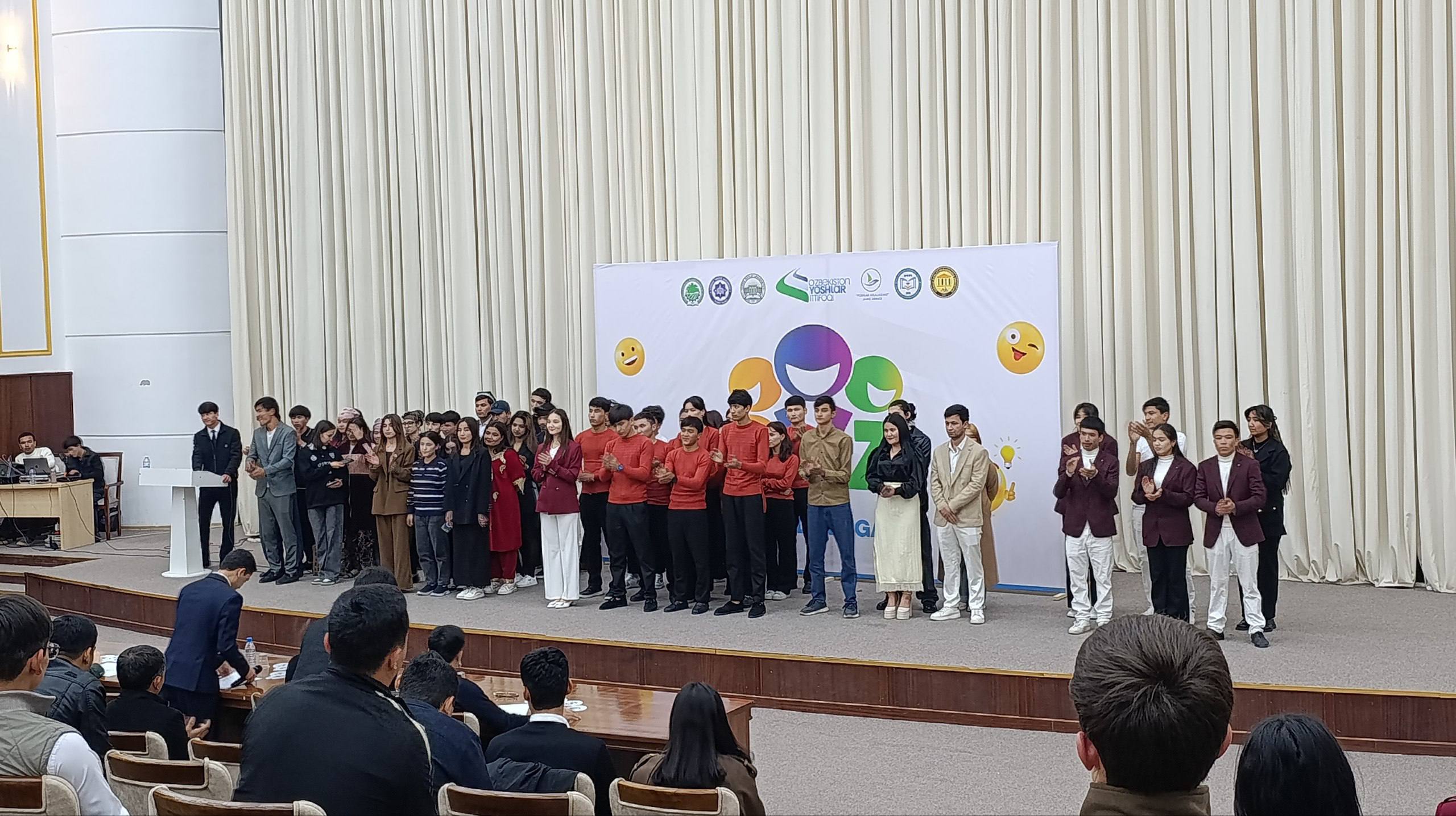 You are currently viewing Yoshlar o‘rtasida “Quvnoqlar va Zukkolar” musobaqasi bo‘lib o‘tdi