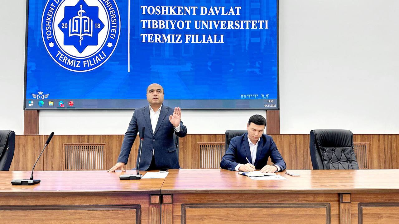 You are currently viewing Toshkent davlat tibbiyot universiteti Termiz filialida navbatdagi ilmiy kengash yig‘ilishi bo‘lib o‘tdi.