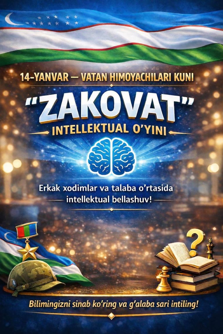Read more about the article “Zakovat” intellektual bilimlar bellashuvi